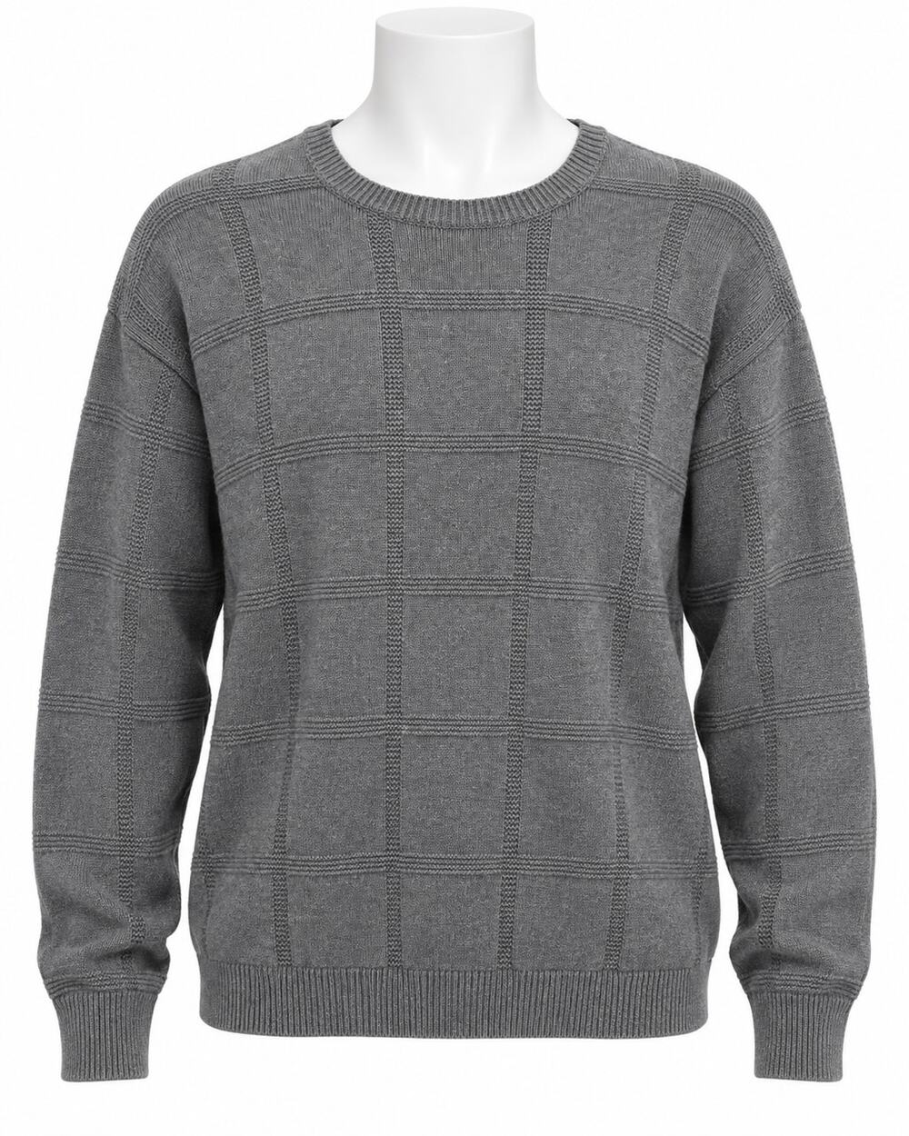 Arrow Sweater Mens 2XL Crewneck Cotton Pullover Grey